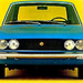 1969 fiat 124 coupe-2nd series-blue-grillev