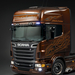 Scania R730 V8 Topline - Black Amber limited-edition