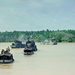 Vietnami haditengerészet hajót megrakott vietnami hadsereg gyalo