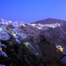Görögország Moonrise Over Santorini  Greece