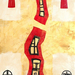 2 REGRESSUS AD UTERUM 2, olaj, vászon,linó, 60x50cm, 2003