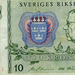 Svéd 10 korona E