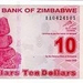 Zimbabwe $10 EE
