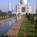 Agra Taj Mahal látkép