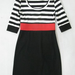 90723A-38 GUCCI CLOUD COLOR COTTON JERSEY&COTTON&POLYESTER DRESS