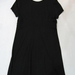 90725B-21 GUCCI BLACK COTTON JERSEY&COTTON DRESS SIZE 2 4 6(BACK