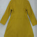 91015A-33  CHANEL YELLOW WOOL COAT SIZE 2  4 6 (BACK)  PRICE USD