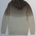 91016A-29  CHANEL COFFEE WOOL KNITWEAR&TERYLENE TOP SIZE 2 4 6 P