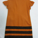 91017A-07A CHANEL ORANGE WOOL&COTTON DRESS SIZE 2 4 6 (BACK) PRI