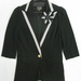 90717A-14B CK BLACK COTTON JERSEY COAT SIZE 2 4 6 PRICE USD 40[1