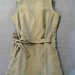 91009B-21A  MIUMIU BEIGE COTTON&POLYESTER DRESS SIZE 2 4 6 (BACK