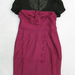 91015A-40B  DKNY MAUVE WOOL DRESS SIZE 2 4 6 PRICE USD28