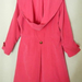 90716E-28 LOUISVUITTON RED COTTON&POLYESTER DUSTCOAT SIZE 2 4 6(