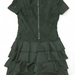 90809A-12 ANNA SUI BLACK COTTON DRESS SIZE 2 4 6(BACK) PRICE USD