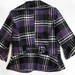 91006B-23 ANNASUI PURPLE WOOL TOP SIZE 2 4 6(BACK) PRICE USD33