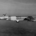 Boeing B-52 with no vertical stabilizer