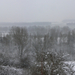 A dunaújvárosi Duna-part télen